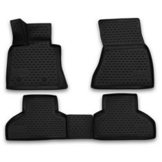 Коврики 3D в салон подходят для BMW X5 F15, 2013-2017, 4 шт. (полиуретан) Element