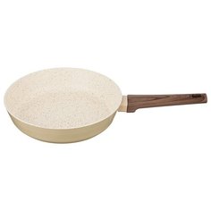 Сковорода Agness с мраморным антипригар.покрытием, 24x5,3см серия латте (947-501)