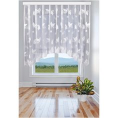 Жаккард Тюль Арка белая, PAPION, шир. 315 см. х выс. 185 см.