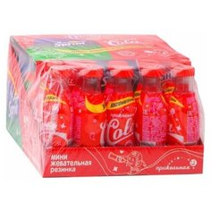 Мини жевательная резинка в бутылочках. Ассорти, 30шт х 7гр Канди Клаб