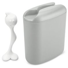 Контейнер Koziol для хранения продуктов с ложкой HOT STUFF L, 500гр, серый