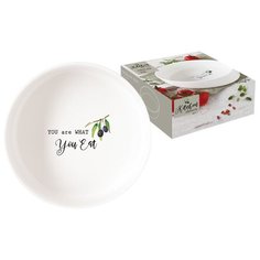 Чаша-салатник Easy Life Kitchen Elements в подарочной упаковке, фарфор, 16 см (EL-R1908_KITE)