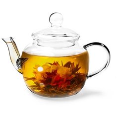 Чайник Fissman заварочный 1000 мл со стальным фильтром (стекло) (9449)