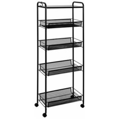 Этажерка ЗМИ "Ладья 25 КС", цвет черный