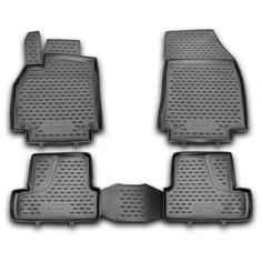 Element Коврики в салон RENAULT Megane 3 2010-2015, 4 шт. (полиуретан)