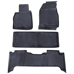 Коврики в салон LEXUS LX470 1998-2007, 4 шт. (полиуретан, серые) Element