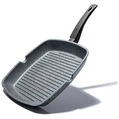 Сковорода-гриль Fissman GREY STONE 28x4,3 см Квадратная (алюминий) (4978)