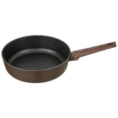 Сковорода глубокая Agness с мраморным антипригар. покрытием, 28х8 см серия латте (947-517)