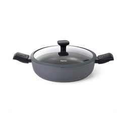 Сотейник Fissman BRILLIANT 28x7,5см / 4,1л со съемными ручками (алюминий) (14386)