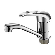 Смеситель для кухни DEVIDA ENZO с коротким изливом, на гайке