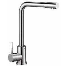 Solone Смеситель для кухни (мойки) с высоким поворотным изливом, нержавеющая сталь, EZA4