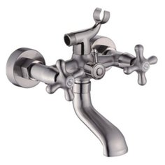 POTATO, Смеситель для ванны с поворотным изливом, хромированный P30314-1