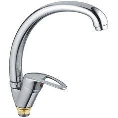 Cron Смеситель для кухни (мойки) с высоким поворотным изливом, хромированный, CN4139-2