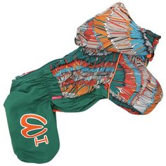 FOR MY DOGS дождевик для собак зеленый для мальчиков 423SS-2020 M (14)
