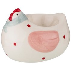 Подставка под яйцо Lefard Коллекция "Курочка", 10х8х8,5 см (491-108)