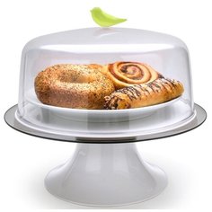 Тортовница Qualy Sparrow зеленая