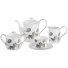 Чайный сервиз Lefard котики на 6 персон 15 пр. (264-295)