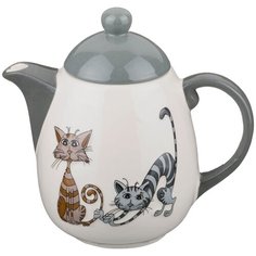 Заварочный чайник Lefard озорные коты 1000 мл 19*12*18 см (188-107)