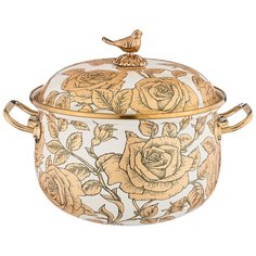 Кастрюля Agness эмалированная с крышкой, серия ренессанс 7,5л, диа.26 см подходит для индукцион.плит (950-158)