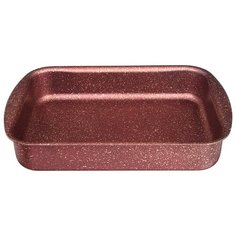 Форма для запекания Agness Премиум Red Queen прямоугольная 30х22х6 см, трехслойное покрытие Granit, Pfoa Free (936-720)