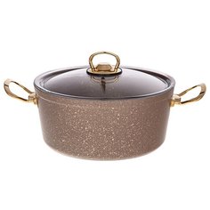 Кастрюля Agness Премиум Экселент 3,1 л/20х10 см с индукционным дном и трехслойным покрытием Granit, Pfoa Free (936-218)