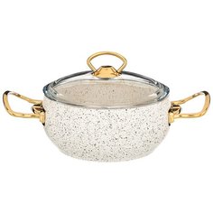 Кастрюля Agness 1,8 л/18х8 см, с антипригарным покрытием Granite, Серия Mercury, Pfoa Free (953-011)