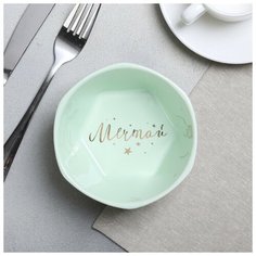 Миска геометрия "Мечтай", зелёная, 13 см 4437609 Дорого внимание
