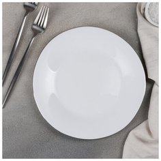 Тарелка обеденная "Сильвер" 23х1,5 см 4622542 Сима ленд