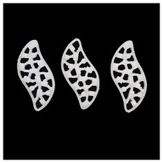 CON2522 Украшение 14*30 (белый) 5 шт АЙРИС пресс