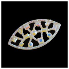 CON2516 Украшение 15*30 (белый перламутр) 5 шт АЙРИС пресс