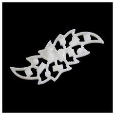 CON2512 Украшение 18*48 (белый) 4 шт АЙРИС пресс