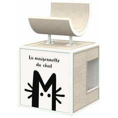 Домик для кошки с когтеточкой и лежанкой Maisonnette "Скандинавия"