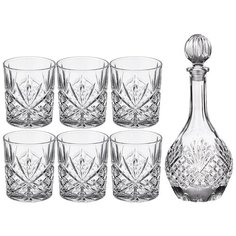 Набор для виски Lefard muza 7 пр.: штоф + 6 стаканов 950/300 мл (195-208)