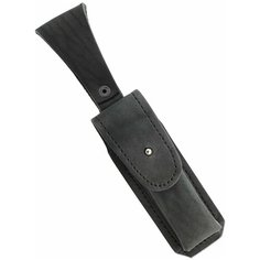 Чехол для складного ножа кожаный ЧДС №14п(ч) с подвесом НОЖЕМИР