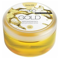 Сахарная энергетическая паста SugaringPRO "Золото" универсальная, без разогрева