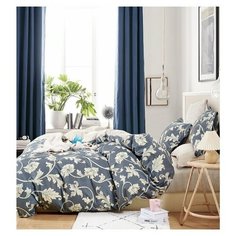 Комплект постельного белья Миланика Вернисаж, 1,5 спальный, Сатин-твил, хлопок, наволочки 70х70 2 шт. Milanika