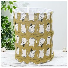 Корзина для белья "Котики" складная 5171262 Сима ленд