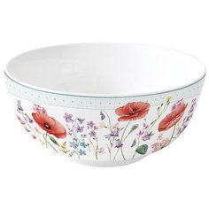 Салатник Easy Life "Красные маки" без инд.упаковки, фарфор, 15 см (EL-R1191_COQU)