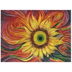 ABRIS ART Набор для вышивания бисером Солнцебиение 40 х 30 см (AB-363)