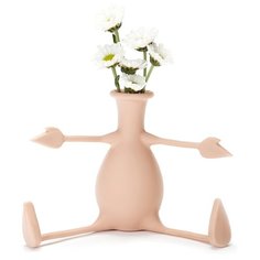 Ваза для цветов с гибкими ручками Florino персиковая Peleg Design