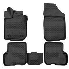 Коврики 3D в салон подходят для RENAULT Logan II 2012 - 2018, 4шт. (полиуретан) Element