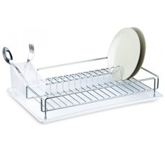 Сушилка для посуды и приборов KB006 настольная 1 ярус с поддоном хром Tekno Tel