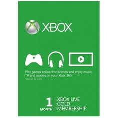 Xbox LIVE Gold 1 месяц Карта подписки (Xbox One) Microsoft