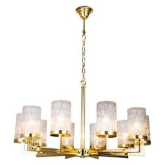 Подвесная люстра Newport 65010/C Gold new М0064329