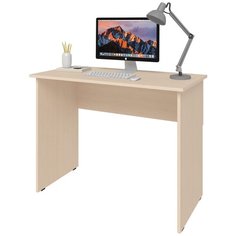 Письменный стол СитиМебель компактный, ШхГ: 100х50 см, цвет: дуб молочный