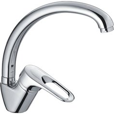 Cron Смеситель для кухни (мойки) с высоким поворотным изливом, хромированный, CN4104