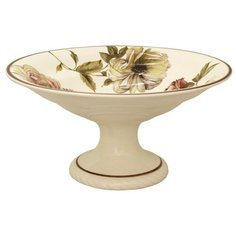 Ваза для фруктов на ножке LCS "Сады Флоренции", керамика, 30 см (LCS1308PA-BO-AL)