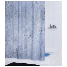 Штора для ванных комнат RIDDER Cement серый 180*200