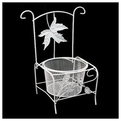 SCB271045 Металлический стул-кашпо, 11,5*10,5*21,5 см, ScrapBerrys Astra & Craft