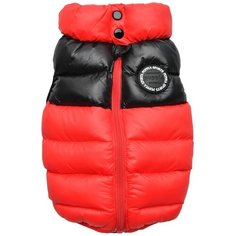 Жилет для собак PUPPIA утеплённый "Ultralight 2Colorway", красный, L (Южная Корея)